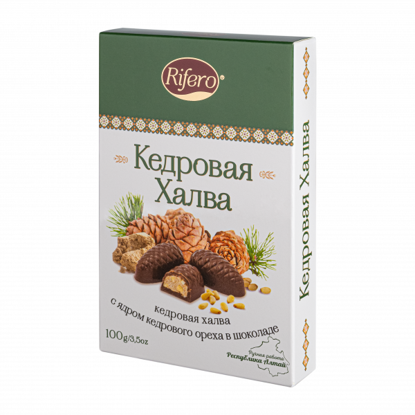 №1 Риф и ко Конфеты "Кедровая халва" 100г   в Куйбышеве
