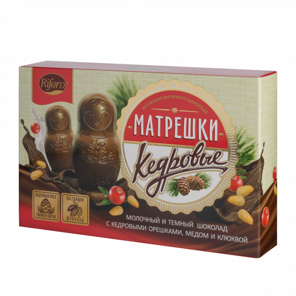 №1 Риф и ко Конфеты "Матрёшки кедровые" 100г           в Куйбышеве