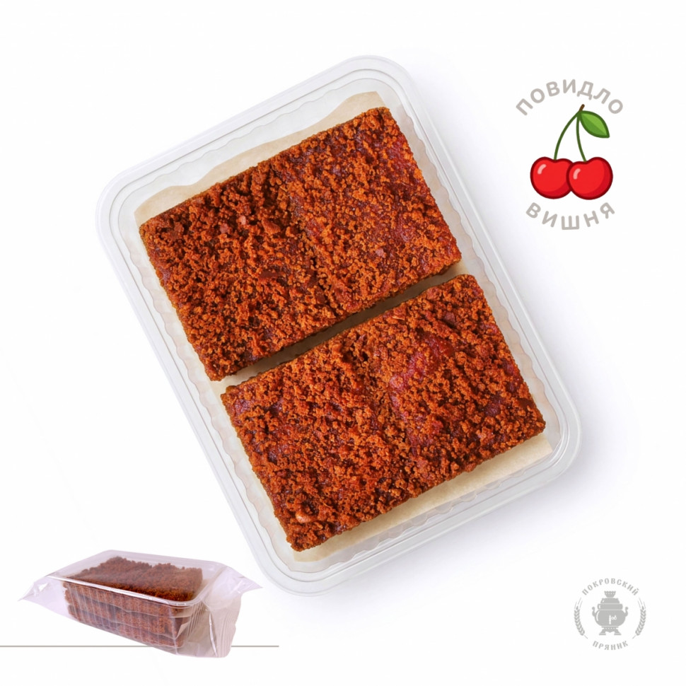  Пряник 400г с фруктовой начинкой Вишня  в Куйбышеве