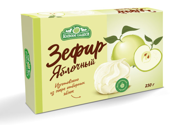 №2 Зефир белевский "Яблочный" 250г в Куйбышеве